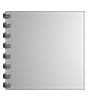 Broschüre mit Metall-Spiralbindung, Endformat Quadrat 29,7 cm x 29,7 cm, 132-seitig