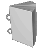 Broschüre mit Ringösen, Endformat DIN A4, 148-seitig