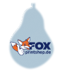 Firmenschild in Birne-Form konturgefräst, einseitig 4/0-farbig bedruckt
