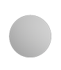 Weiße Wellpappe rund (kreisrund konturgefräst) <br>einseitig 4/0-farbig bedruckt