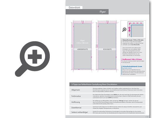 Product Bild neonflyer_gelb_5_1_cm_x_14_8_cm