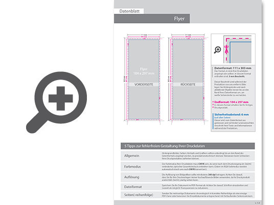 Product Bild neonflyer_gr__n_10_4_cm_x_29_7_cm