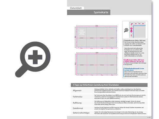 Product Bild speisekarte__gefalzt_auf_14_0_cm_x_29_7_cm__8-seiter_(doppelparallelfalz)