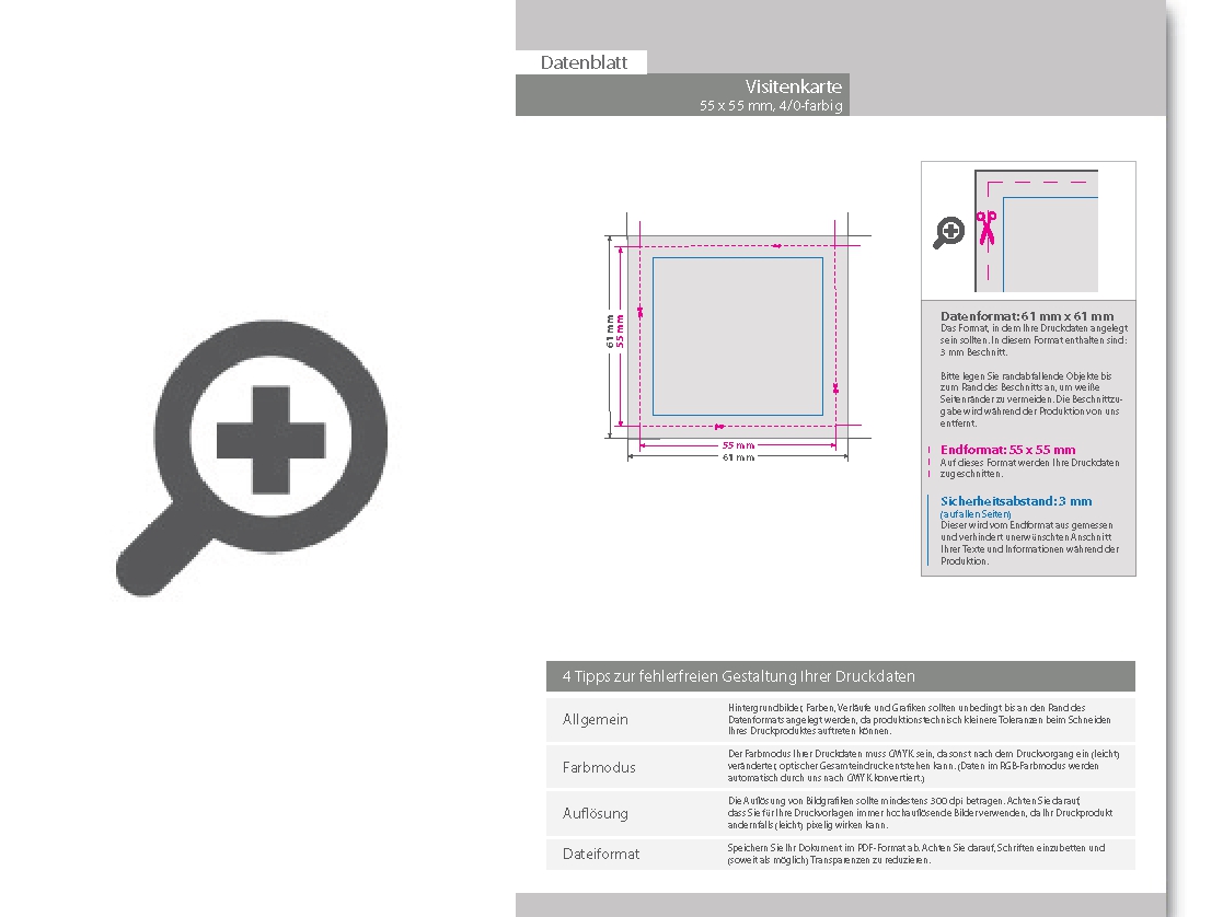 Product Bild visitenkarten_quadratisch_5_0_farbig_55_x_55_mm___einseitig_bedruckt_(cmyk_4-farbig_+_1_gold-sonderfarbe)
